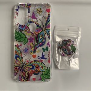 Moto G pure case butterfly